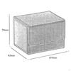 Card Deck Storage Box Protection with 2 Dividers Dice Collectible Game