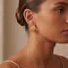 Triple Hoop Earrings for Women Trendy, 14K Gold/Silver Plated Cubic Zirconia Hypoallergenic Hoop Earring Chunky Dainty Minimalist CZ Earring Fashion