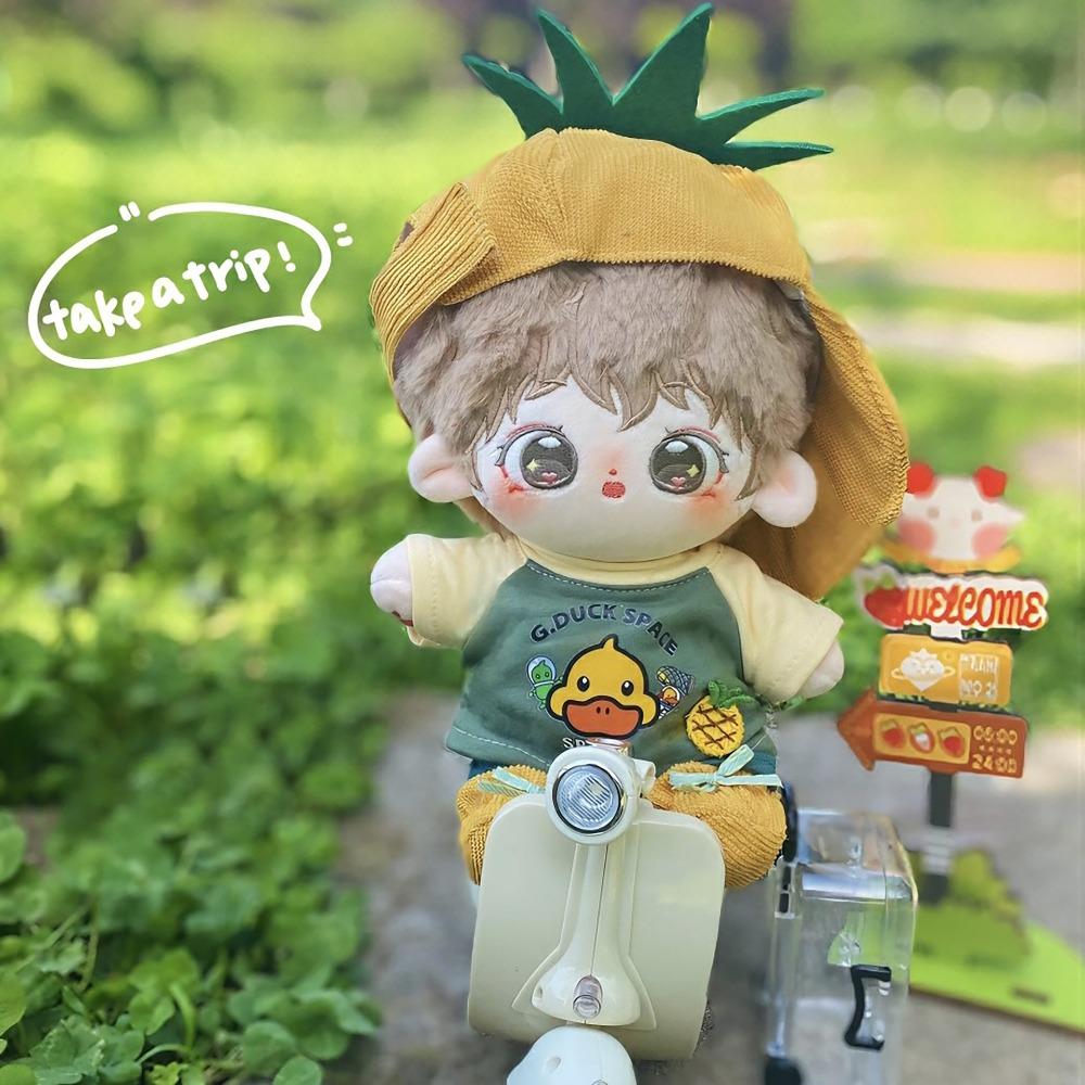 1 set Academic Coat 20cm Cotton Doll Clothes Yellow Duck No Attribute Doll Clothes  Doll Accessories