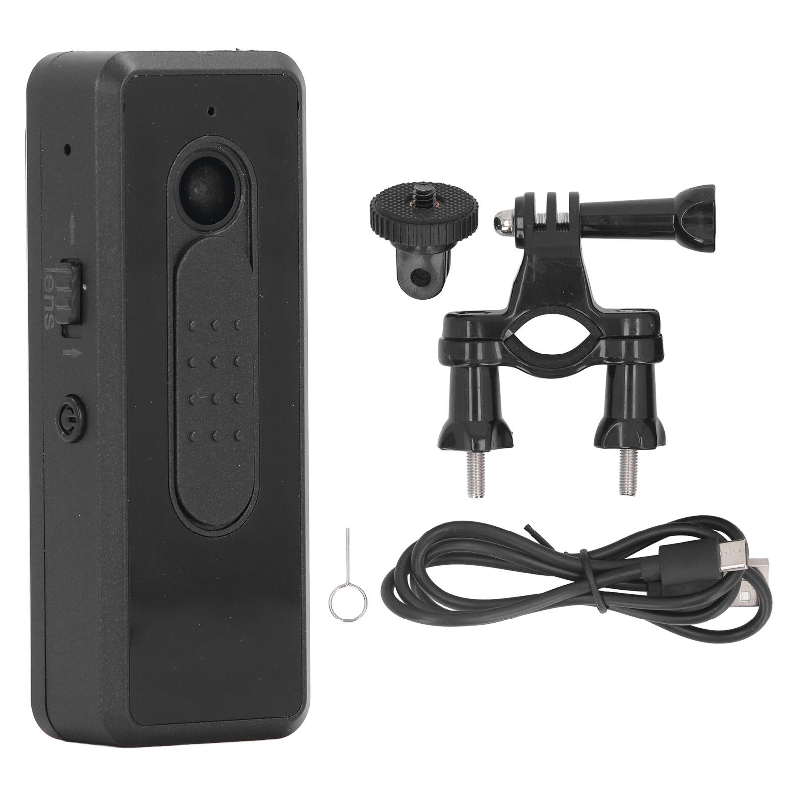 

Small DV Camera 1080P HD Dual Lens Wide Angle Body Worn Camera Wearable Camcorder with Magnetic
