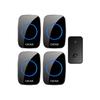 Smart Wireless Doorbell, Self-Powered, Ultra-Long Range, One-to-Four, Ideal for Elderly