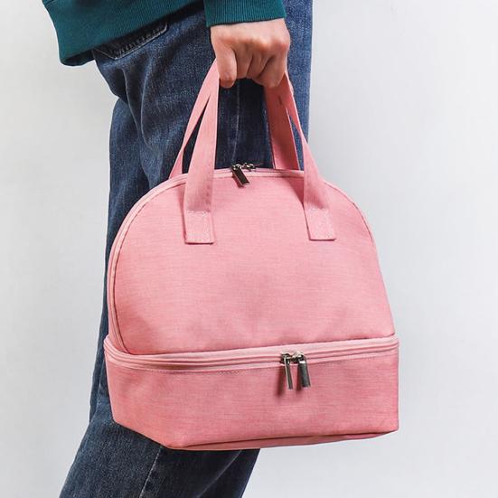 Aufbewahrungsbeutel Wiederverwendbar Umweltfreundlich Zwei-Wege-Reißverschluss Mädchen Brotdose Niedlich Isoliert Bento-Tasche Brotdosentasche