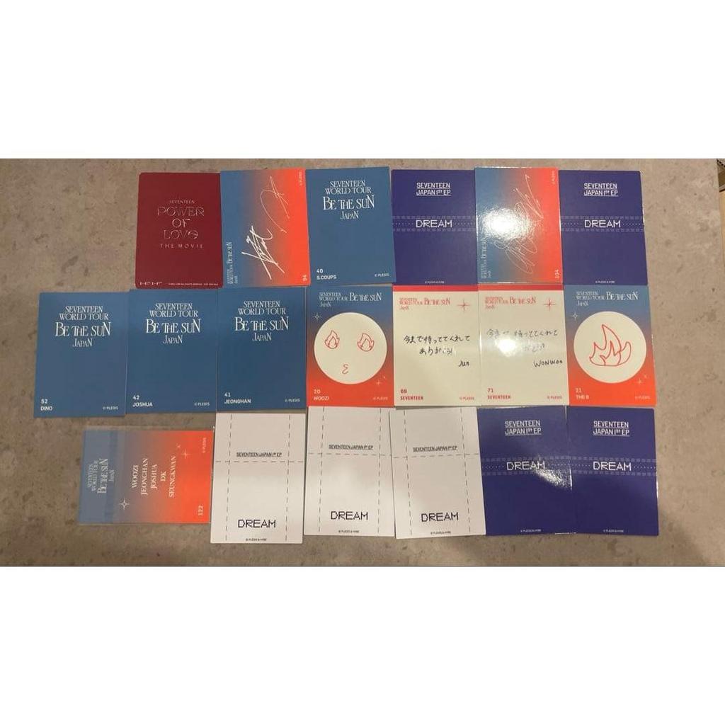 Used SEVENTEEN photocard individual sale