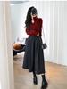 Women's 100% Pure Wool Cable Knit Cardigan - Fashionable Short Lapel Sweater for Autumn & Winter