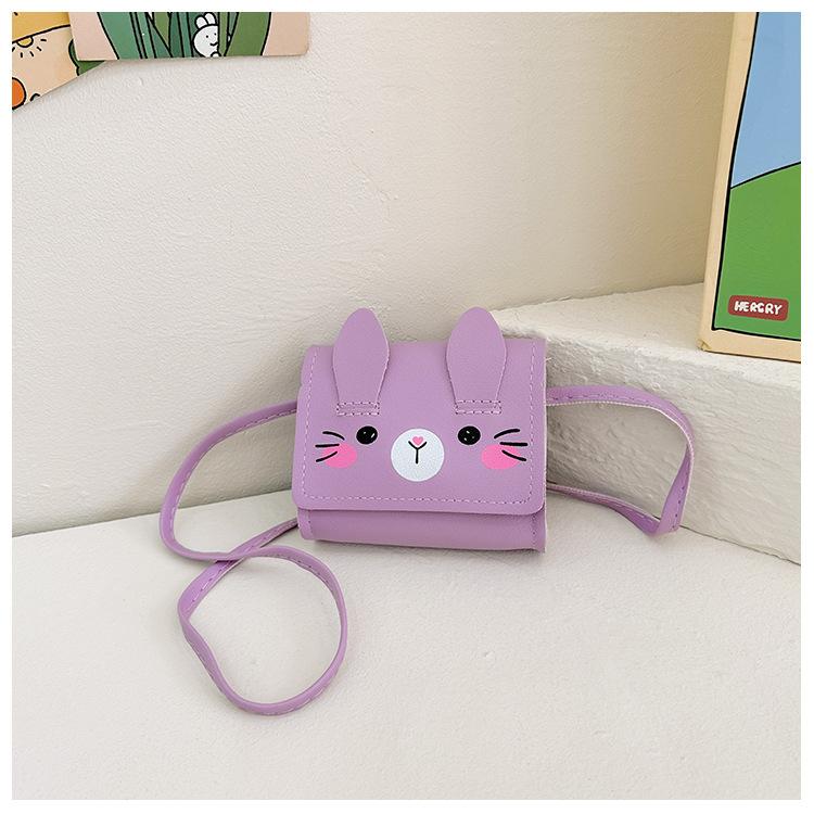 New children's bag cute rabbit small bag casual bag shoulder messenger bag mini cartoon baby change bag
