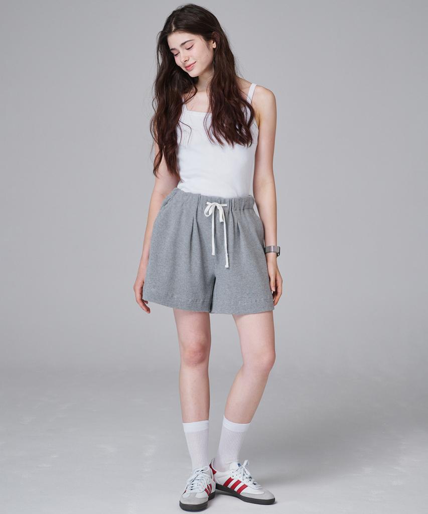 Marop 2206 Waffle Elastic Waist Pants (Gray)