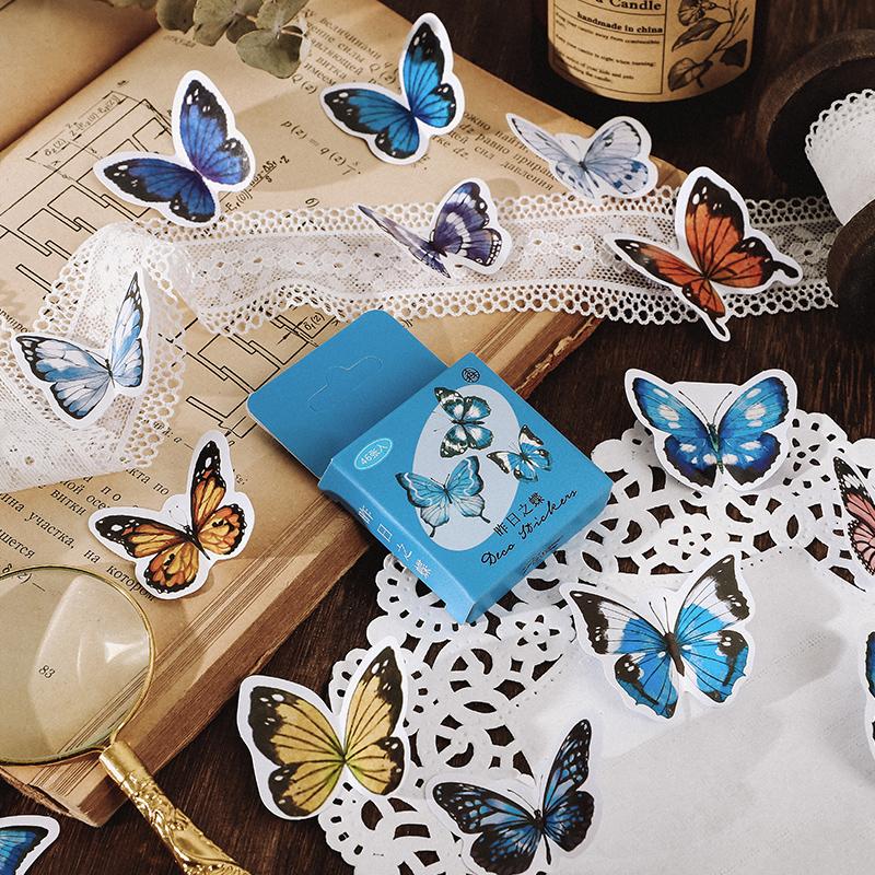 46 Pcs/box Mushroom Collection Decorative Stickers Scrapbooking Diy Stick Label Diary Stationery Album Journal Sticker