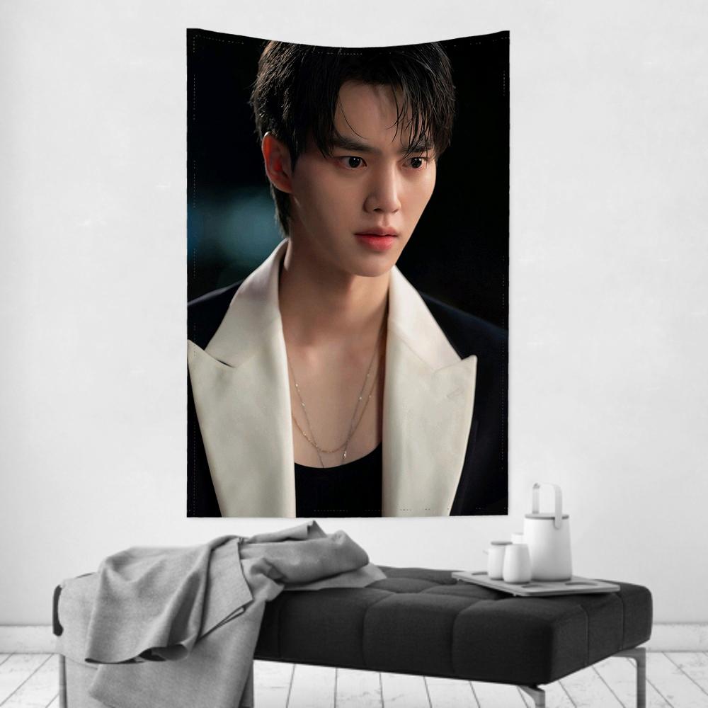 Korean Actor Song Kang Tapestry Room Decor Wall Cloth Party Hanging Background Room Decor Baby Room