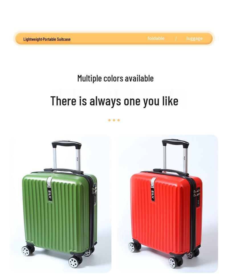 16" Rolling Suitcase with Universal Wheels for Business Travel - Suitable for Men, Women, and Students, Carry-On Approved