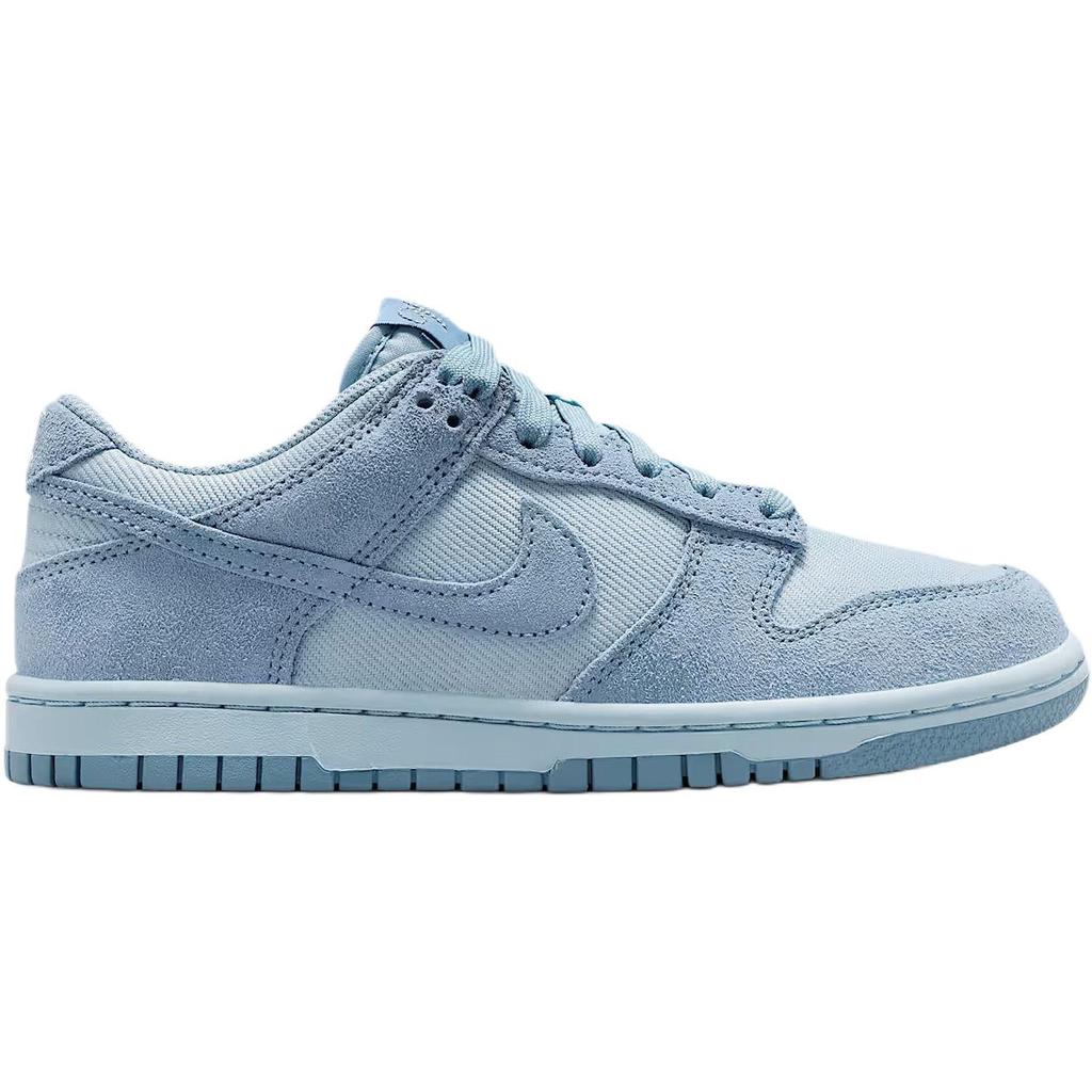 Nike Dunk Low SE Comfortable Versatile Low-Top Kids Skate Shoes Unisex sneaker Blue IB5691-400