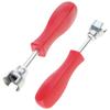 Universal Brake Spring Compressor Tool with Plastic Handle Brake Shoe Installer Tool 145mm for Car Drum Brake Repair