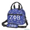 Zeta Phi Beta Insulated Lunch Bag Portable Thermal Tote Bag Cooler Bag for Adults Kids Lunch Box for Work School Picnic Camping