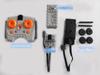 Power MOC Building Block Accessories: Compatible Lego Train Motor, Track, Pulley, Base Plate, and Lithium Battery Set