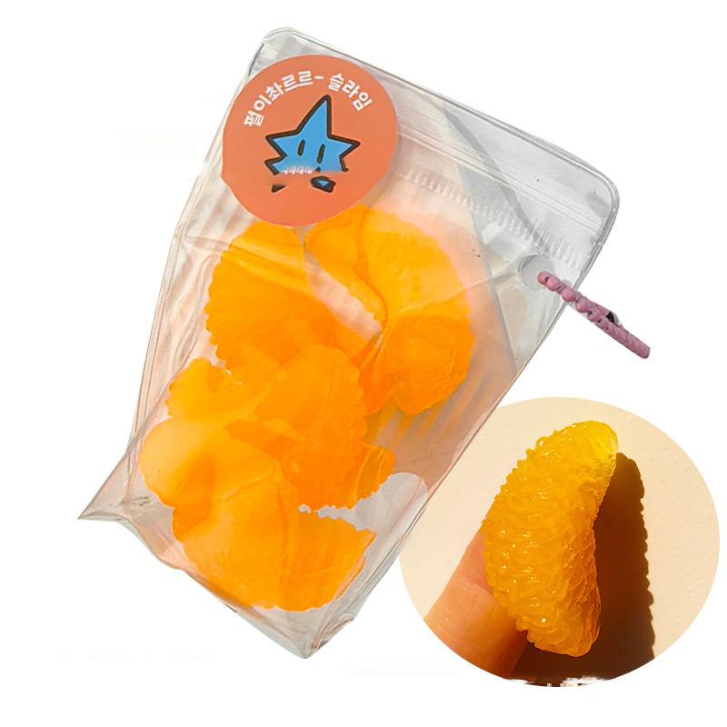 Sticky TPR Squishy Blueberry tangerine orange Stress Relief Squishy NEW Fidget Toys Playsets,Mini Relief Squeeze Toys Playsets