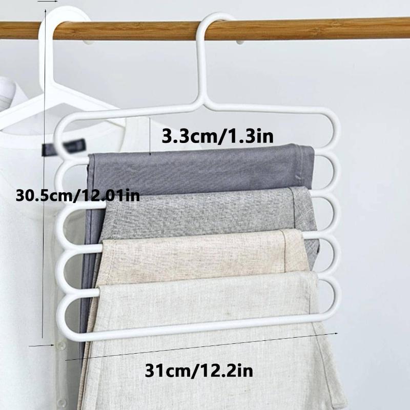 1 Multifunctional Pants Hanger, Room Decoration, Home Bedroom Decoration, Dress, Pants, Shoes, Jeans, Boots, Skirt, Bedroom, Home Storage