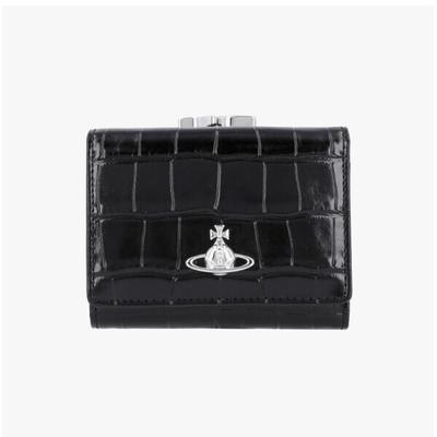 Vivienne Westwood Crocodile Embossing Small Frame Wallet N401 5115002mw