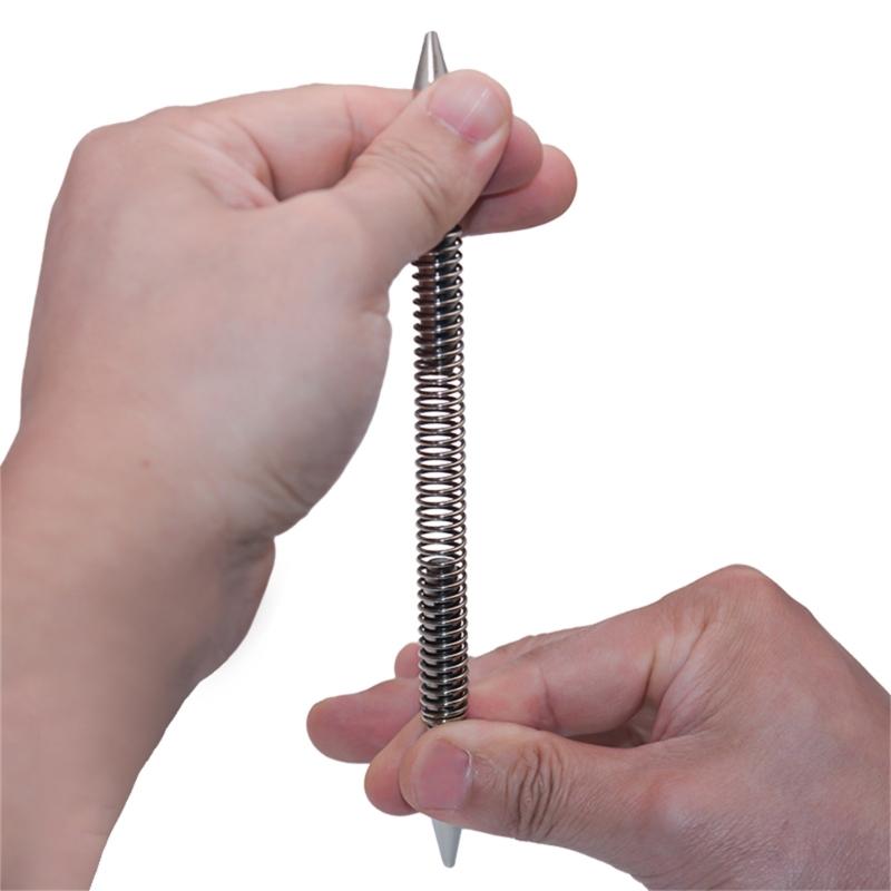 Double Head Nail Setter Hinge Pin Punch Set Hammerless Spring Nail Set Center Hole Striking Force Pin Removal Tool