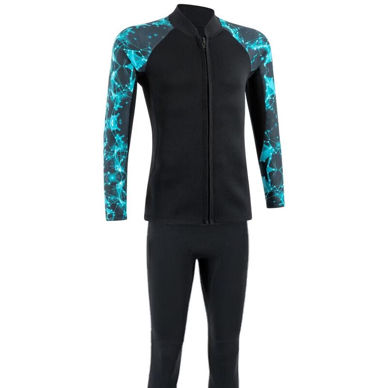 Junshi 2MM Long Sleeve Wetsuit Top for Diving and Surfing