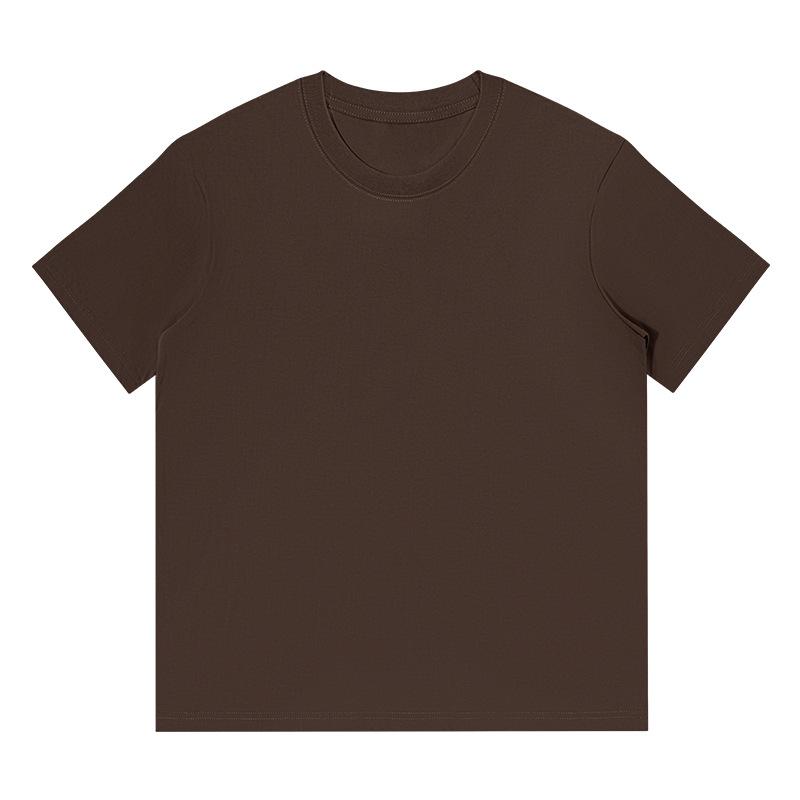 230G Cotton Heavy Short-Sleeved Men's T-shirt Casual Loose-Fitting T-shirt Wholesale Solid Color Spring and Summer Men's Clothes
