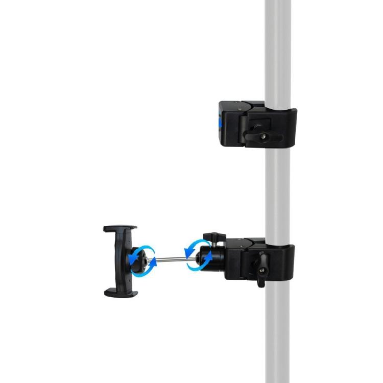 Super Clamp Mount Holder Adapter with 1/4Inch Thread for Monitor LED Flash Light Camera Tube Microphone Stand Bracket