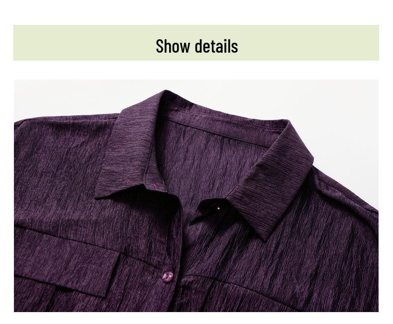 Completo Casual Estivo con Collo a Camicia 2026 per Mamme: Elegante Set Due Pezzi a Maniche Corte per Donne di Mezza Età