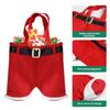 Christmas Pants Gift Bag: Candy, Tote, and Wine Bottle Cover