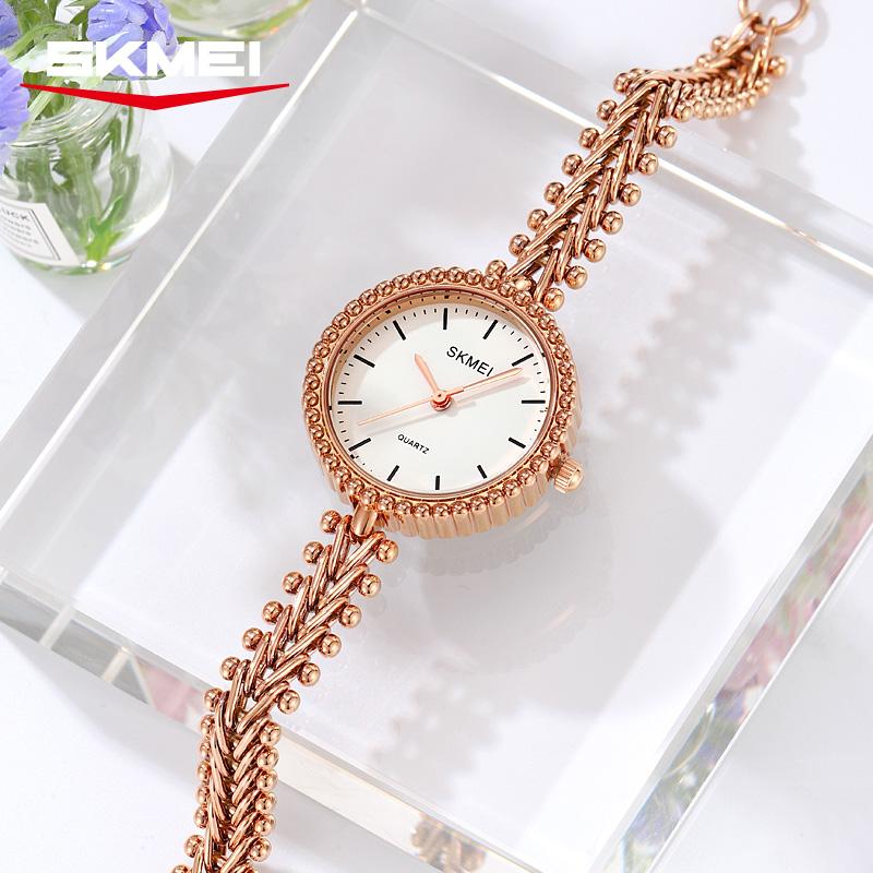 Skmei Quartz Watch for Women 3bar Waterproof Date Stainless Steel Business Fashion Casual Women's Watch 2548