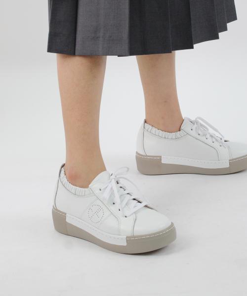 [GISSE] Natural Leather Ayla Sneakers GBW-44294 White-225