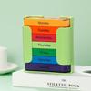 7-layer Multi-compartment Pill Storage Box, Weekly Medicine Box, Colorful 7 Layers, Suitable for Home Storage and Travel
