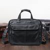 Genuine Leather Bag Leather Men's Bag, Business Briefcase, Retro Men's Messenger Handbag, 15.6-inch Leather Computer Bag