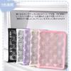 Tibemi Lace Heart Pattern Trading Card Case A5 Zippered Pashakore Storage File Trading Card Binder Refill 20 Sheets 160 Cards Capacity Fan Goods