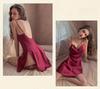 Yiyue Women's Satin Silky Hollow Sexy Pajamas Lingerie Nightdress 8358