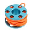 Scuba Diving Finger Reel Aluminum Alloy Mini Finger Spool Reel Pendant with Glow in The Dark Nylon Guide Line for