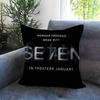 Seven Se7En Movie Classic Cushion Cover Pillowcase Upholstery Sofa Throw Pillow Home Decor Pillowcas