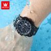 OPK 8108 Men's Calendar Week Quartz Watch with Waterproof and Steel Strip