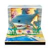 Cute Shark 2026 Weekly Calendar with LED Light 3D Paper Art Desktop