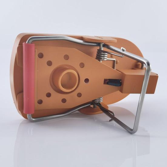 Fashion Anti-scratch Corrosion Resistant Orange Convenient Reusable Mouse Trap for Home Rat Catcher