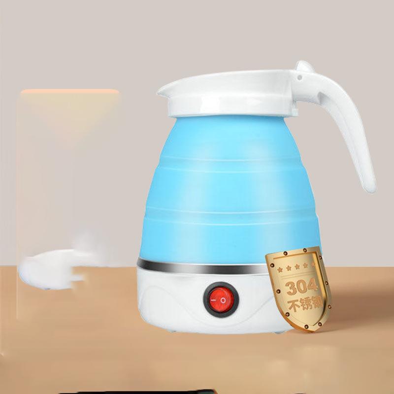 

Многофункциональный складной мини-чайник 1 шт., портативный дорожный электрический чайник, изоляция, регулировка температуры, автоматическое отключение питания blue