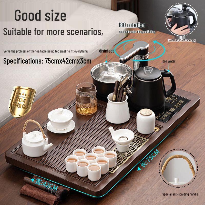 Yilimeng Automatic Kung Fu Tea Set with Integrated Tea Tray