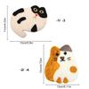 Natural Fiber Drink Mats Cartoon Animal Shape Coaster Heat Resistant Table Protector For Modern Homes Office Use