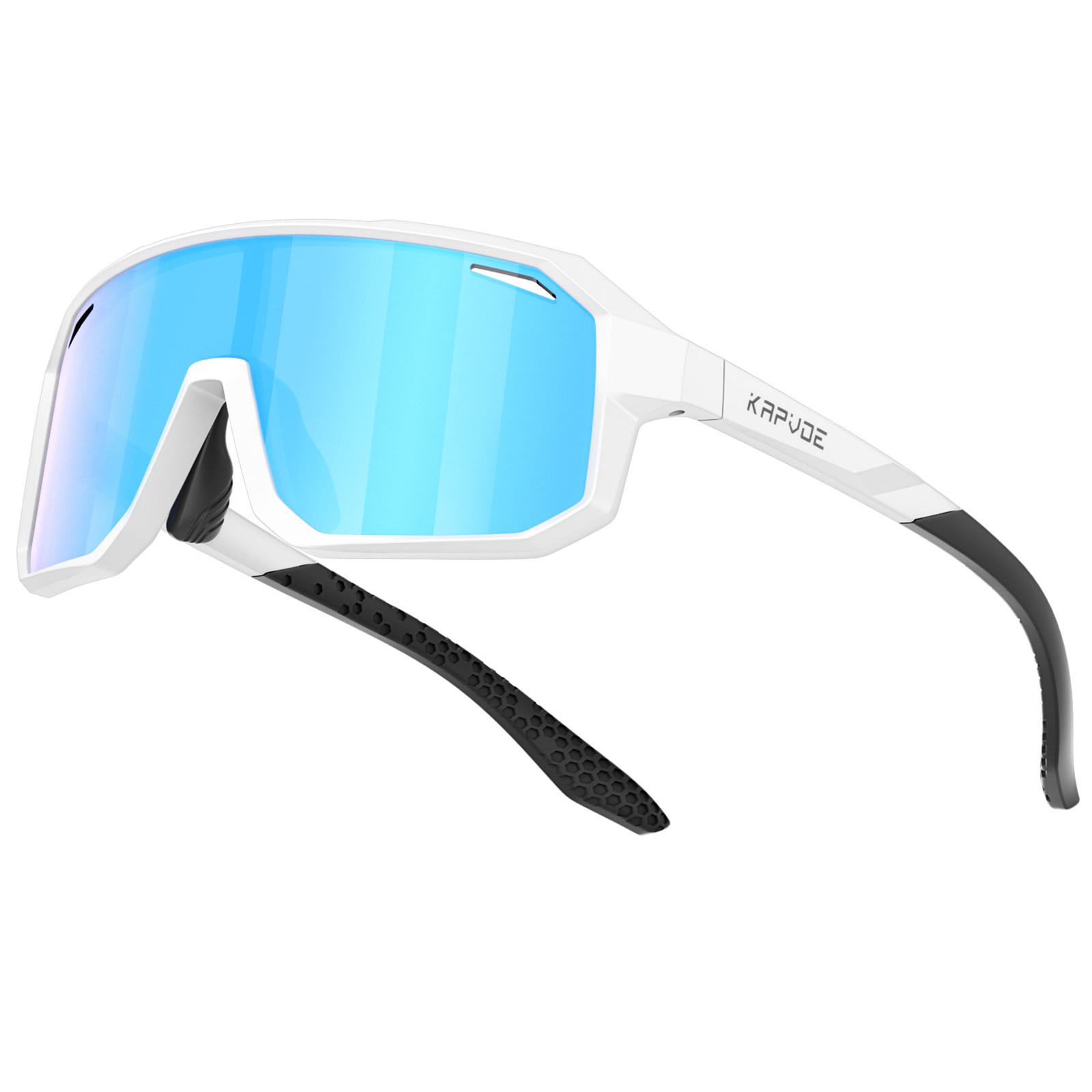 

Kapvoe Children Cycling Glasses Sunglasses UV400 Sport Polarized Outdoor Glasses Boys Girls Fashion Bike Glasses Bicycle Eyewear S&Polarized lens