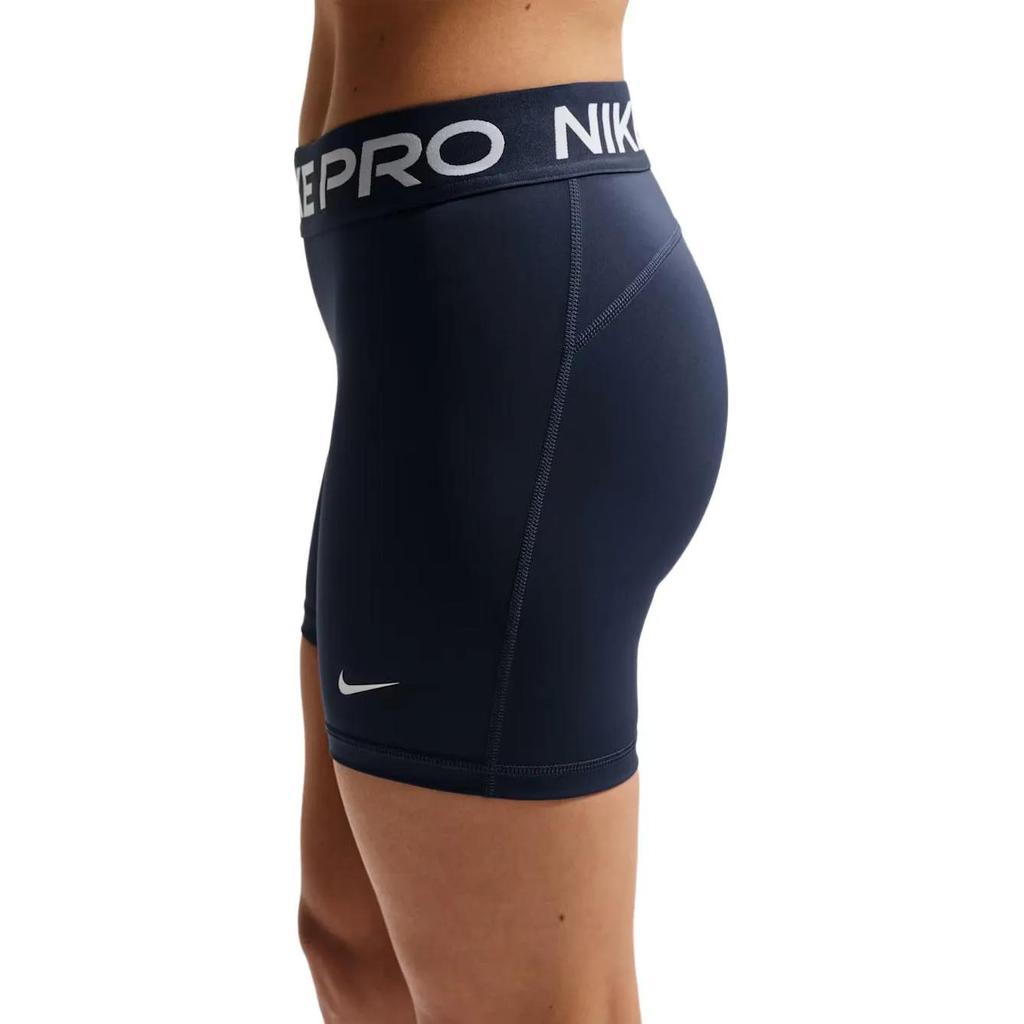 Nike Pro 365 Women's 5" Mid-Rise Shorts (Unisex) Sports Shorts 24352750 | Midnight Navy / white
