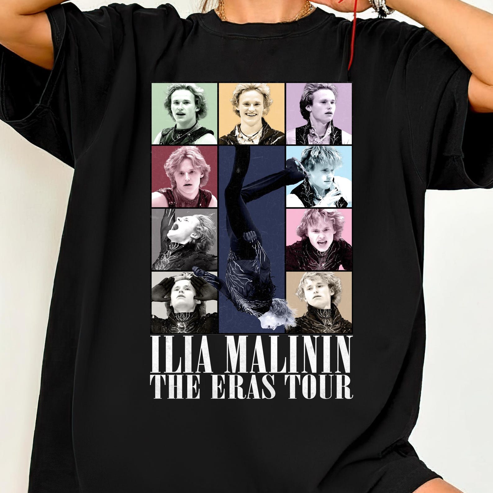 Ilia Malinin Era Tour Shirt, Ice Skating Vintage Shirt, Vintage 90s Sport Shirt, 2026 Champions Shirt, Ilia Malinin Bootleg Tee M