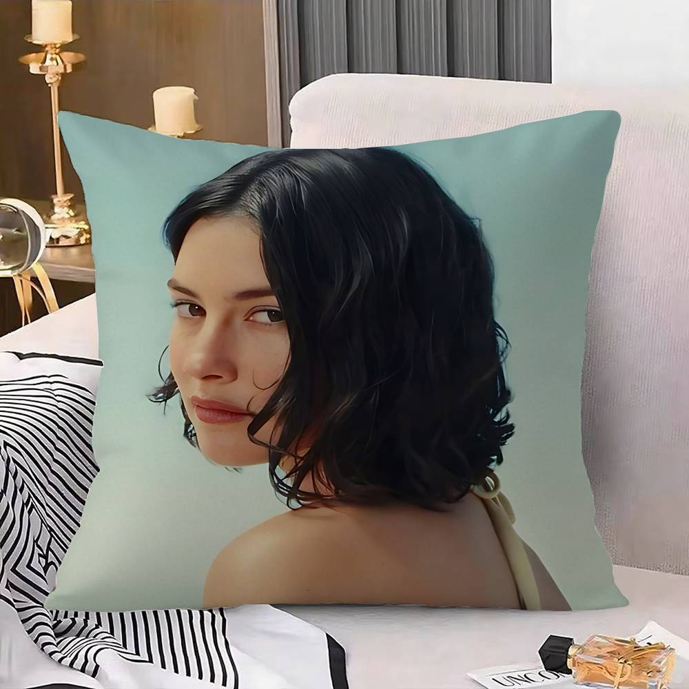 Music Star Singer G-Gracie A-Abrams Pillow Cover Nordic Vintage Style Cushion Covers Home Living Room Sofa Couch Seat Decor