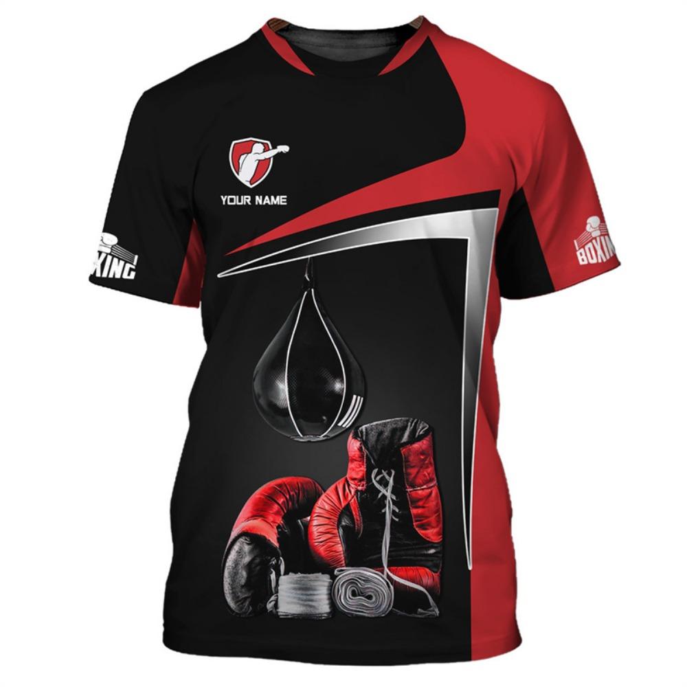 

Бокс Фітнес Спорт Мма Футболка Чоловічий Одяг Кастомізувати 3D Друк Круглий Виріз Футболки Муай Тай Повсякденна Вулична Мода Футболка Топ 2025 2XL
