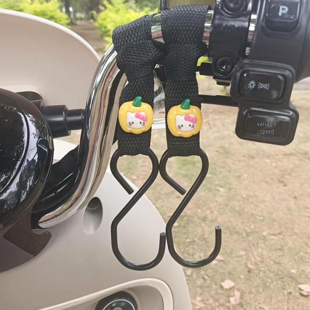 Portable Cartoon Scooter Hook for Helmets and Bags