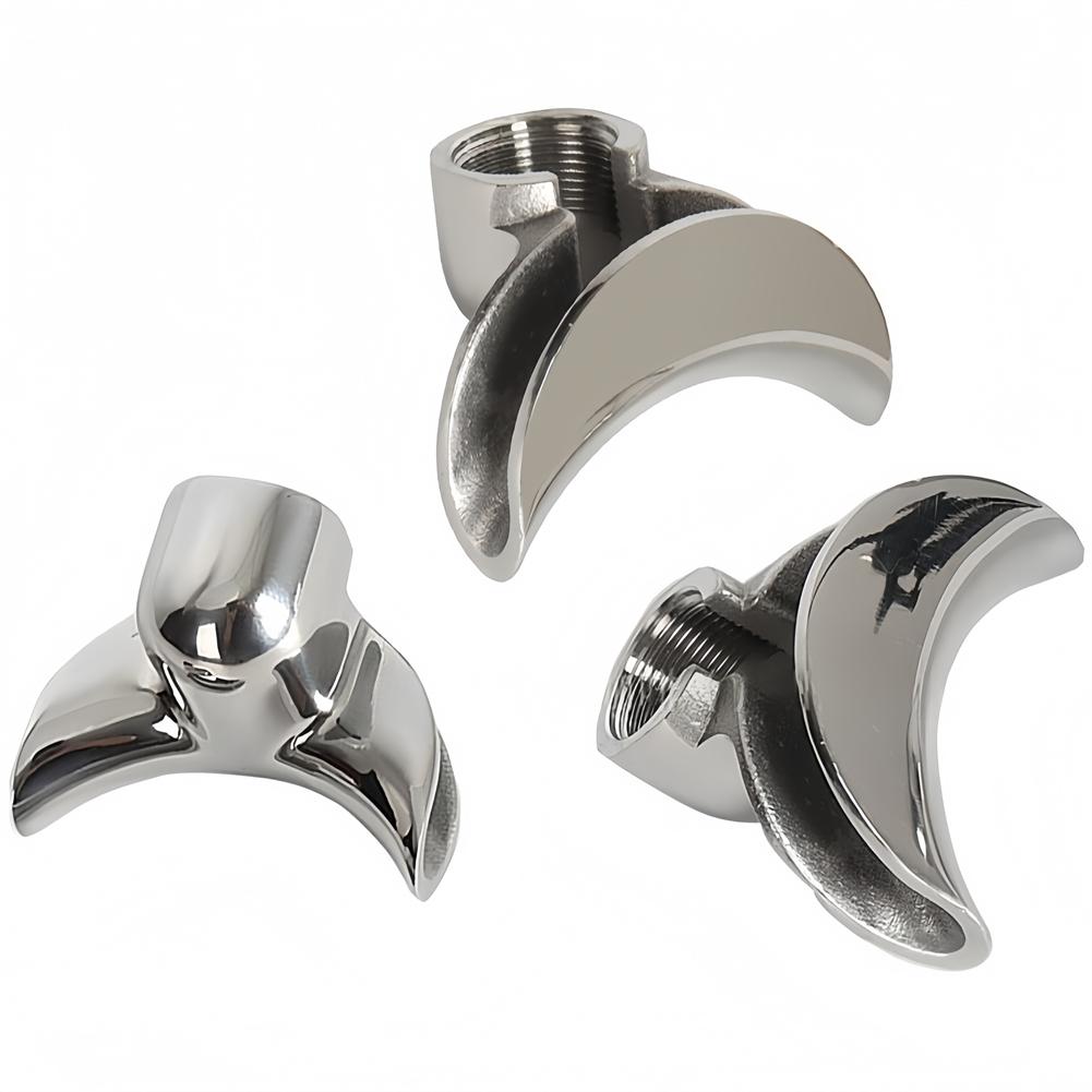 Single Double Portafilter Spout for E61 Coffee Machines Stainless Steel Espresso Parts for Even Coffee Extraction