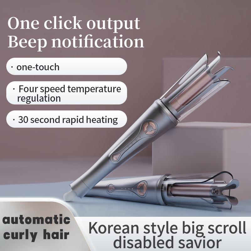 Automatic Negative Ion Hair-Friendly Safe Curling & Straightening Iron