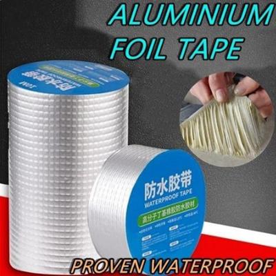Waterproof Butyl Tape Aluminum Foil Super Strong Self Adhesive Mightiness Tape For Repair Wall Crack