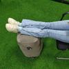 Three Layers Leg Cushion Pillow Height Adjustable Inflation-Airplane Footrest  Outdoor Chair